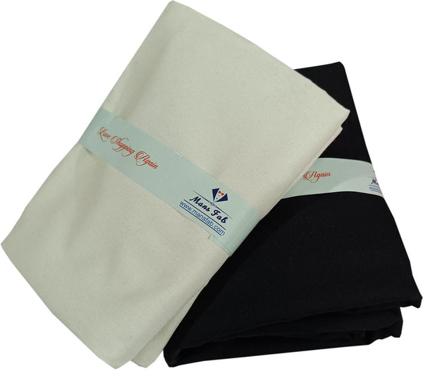 Mansfab Cotton Blend Solid Shirt & Trouser Fabric