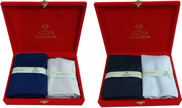 Mansfab Cotton Blend Solid Shirt & Trouser Fabric