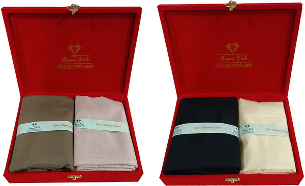 Mansfab Cotton Blend Solid Shirt & Trouser Fabric