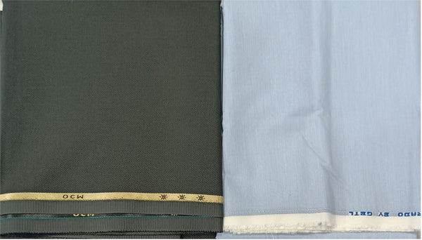 OCM Pure Cotton Checkered Shirt & Trouser Fabric