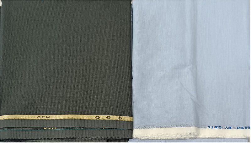 OCM Pure Cotton Checkered Shirt & Trouser Fabric