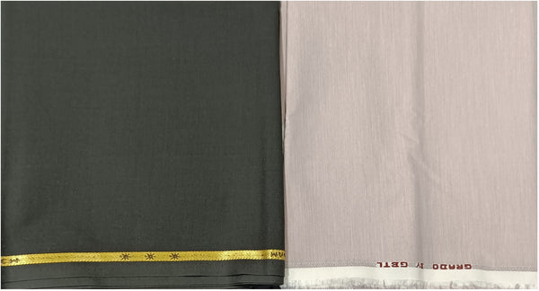 OCM Pure Cotton Checkered Shirt & Trouser Fabric