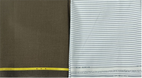 OCM Pure Cotton Checkered Shirt & Trouser Fabric