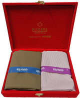 Raymond Cotton Blend Self Design Shirt & Trouser Fabric
