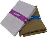 Raymond Cotton Blend Self Design Shirt & Trouser Fabric