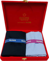 Raymond Cotton Blend Self Design Shirt & Trouser Fabric
