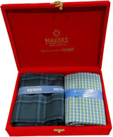 Raymond Cotton Blend Checkered Shirt & Trouser Fabric