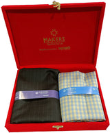 Raymond Cotton Blend Checkered Shirt & Trouser Fabric