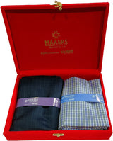 Raymond Cotton Blend Checkered Shirt & Trouser Fabric