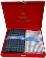 Raymond Cotton Blend Checkered Shirt & Trouser Fabric
