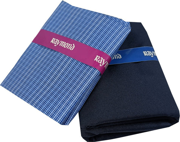Raymond Cotton Blend Checkered Shirt & Trouser Fabric