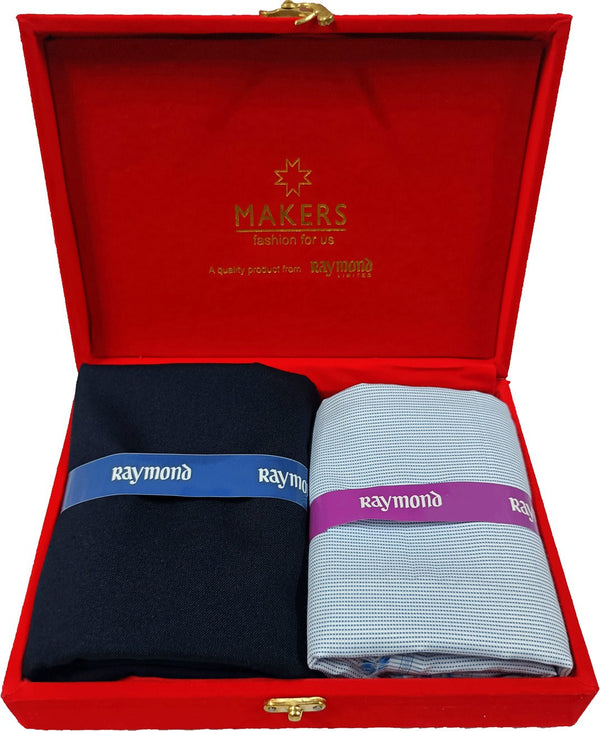 Raymond Cotton Blend Checkered Shirt & Trouser Fabric