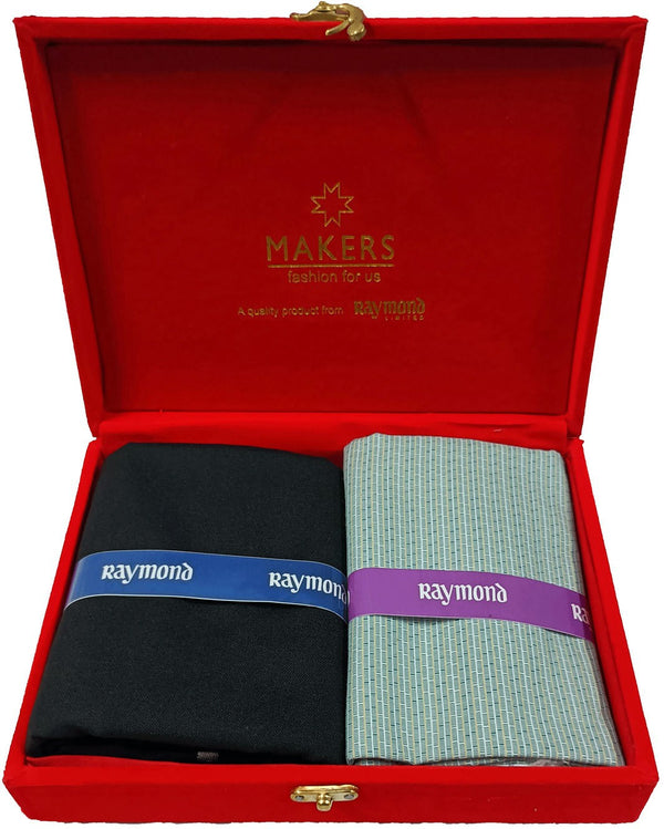 Raymond Cotton Blend Checkered Shirt & Trouser Fabric
