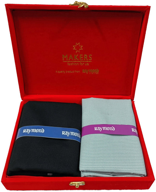 Raymond Cotton Blend Checkered Shirt & Trouser Fabric