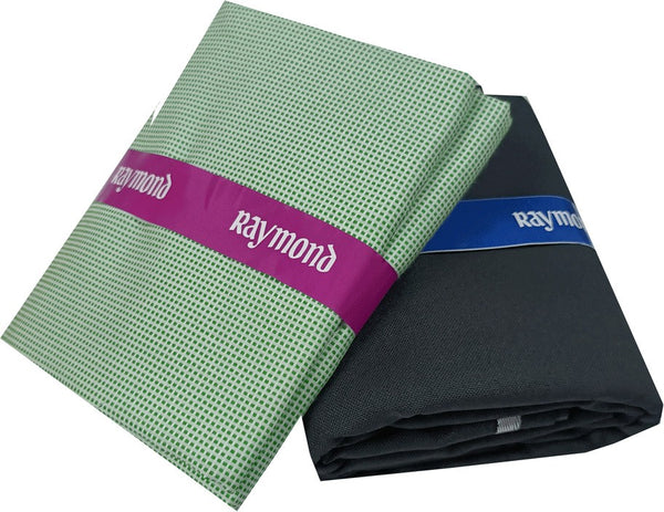 Raymond Cotton Blend Checkered Shirt & Trouser Fabric