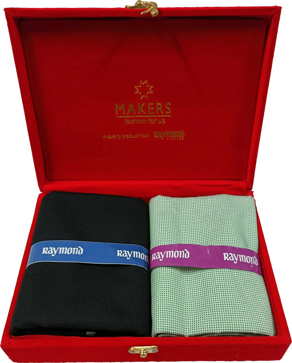 Raymond Cotton Blend Checkered Shirt & Trouser Fabric