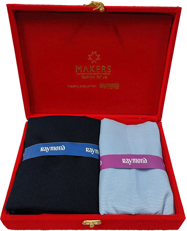Raymond Cotton Blend Checkered Shirt & Trouser Fabric
