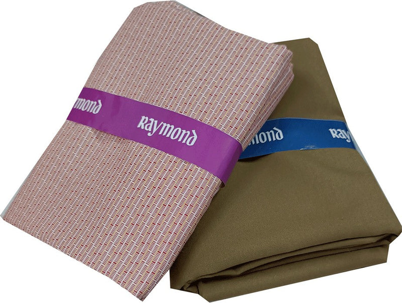 Raymond Cotton Blend Checkered Shirt & Trouser Fabric
