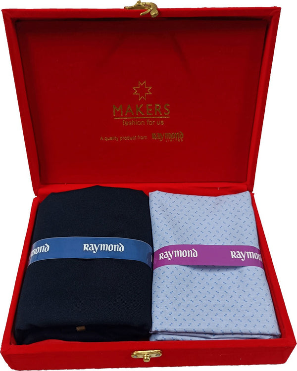 Raymond Cotton Blend Checkered Shirt & Trouser Fabric