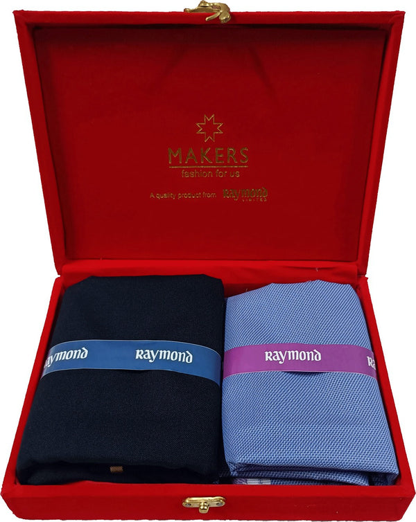 Raymond Cotton Blend Checkered Shirt & Trouser Fabric