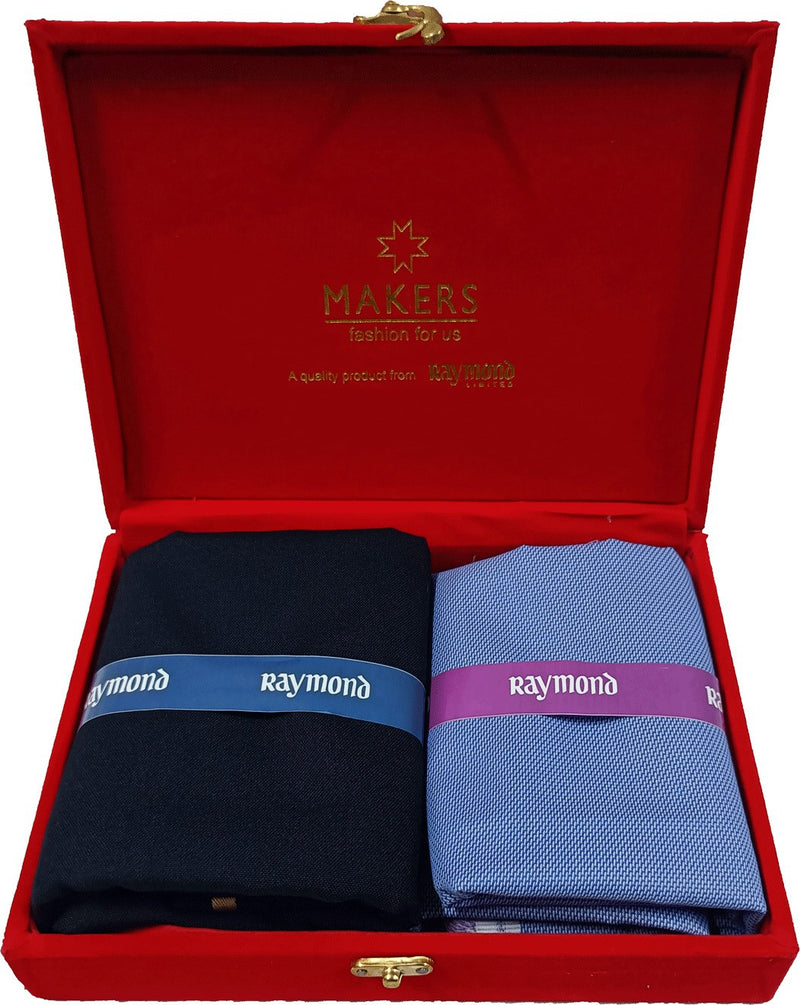 Raymond Cotton Blend Checkered Shirt & Trouser Fabric