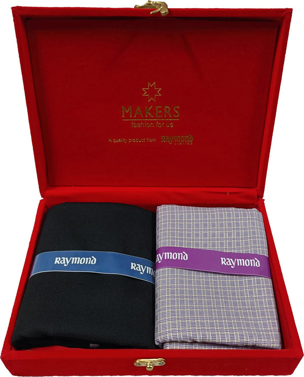 Raymond Cotton Blend Checkered Shirt & Trouser Fabric