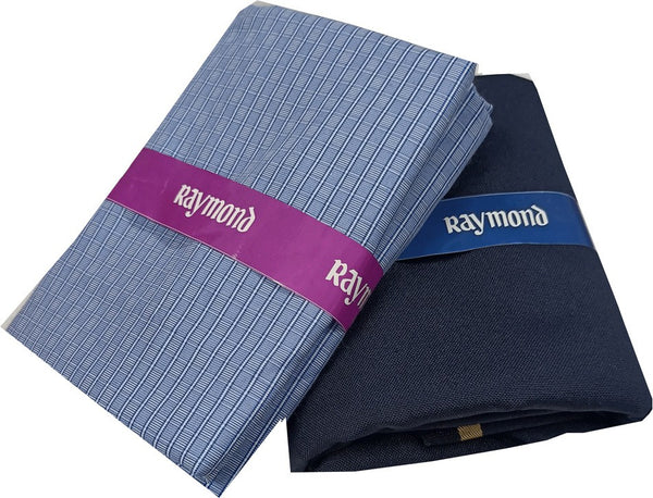 Raymond Cotton Blend Checkered Shirt & Trouser Fabric