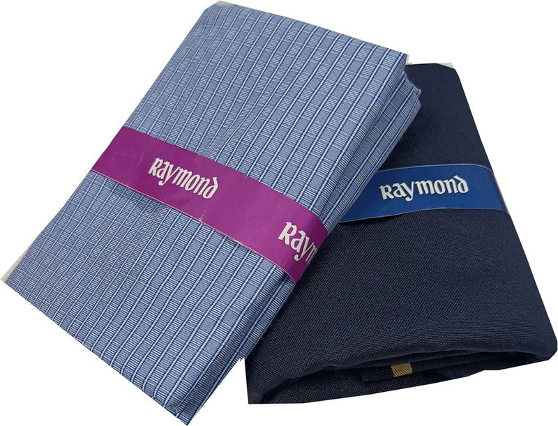 Raymond Cotton Blend Checkered Shirt & Trouser Fabric