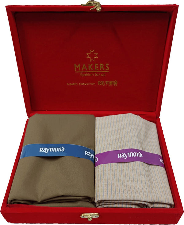 Raymond Cotton Blend Checkered Shirt & Trouser Fabric