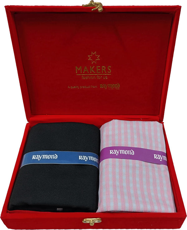 Raymond Cotton Blend Checkered Shirt & Trouser Fabric