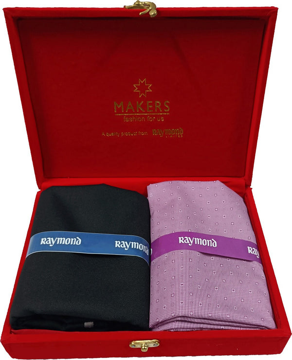 Raymond Cotton Blend Checkered Shirt & Trouser Fabric