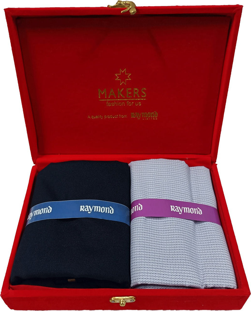 Raymond Cotton Blend Checkered Shirt & Trouser Fabric