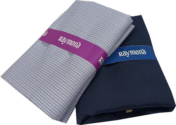Raymond Cotton Blend Checkered Shirt & Trouser Fabric