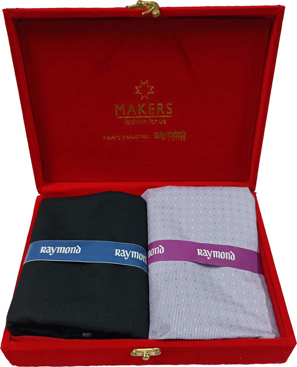 Raymond Cotton Blend Checkered Shirt & Trouser Fabric