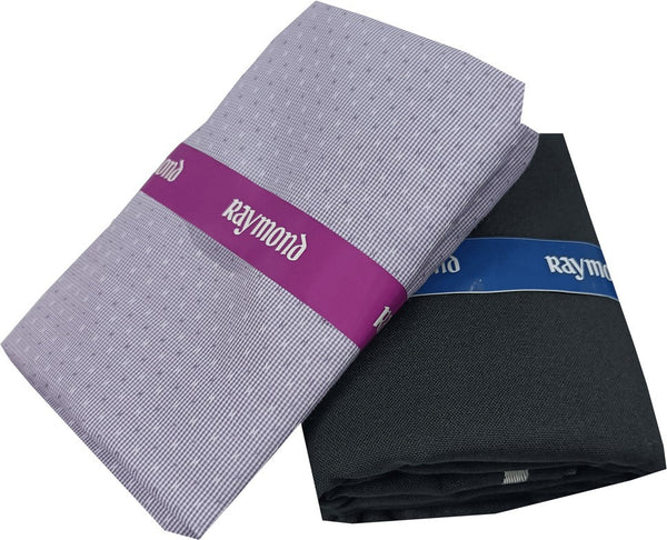 Raymond Cotton Blend Checkered Shirt & Trouser Fabric