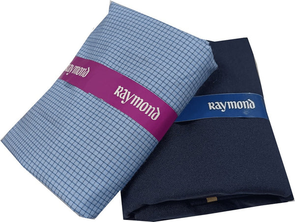 Raymond Cotton Blend Checkered Shirt & Trouser Fabric
