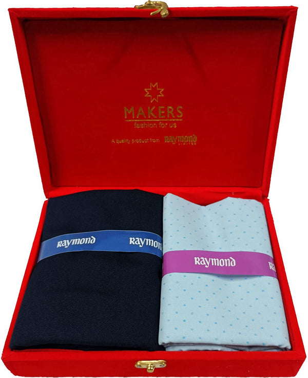 Raymond Cotton Blend Checkered Shirt & Trouser Fabric