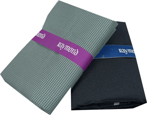 Raymond Cotton Blend Checkered Shirt & Trouser Fabric