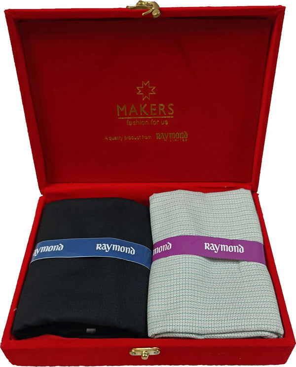 Raymond Cotton Blend Checkered Shirt & Trouser Fabric