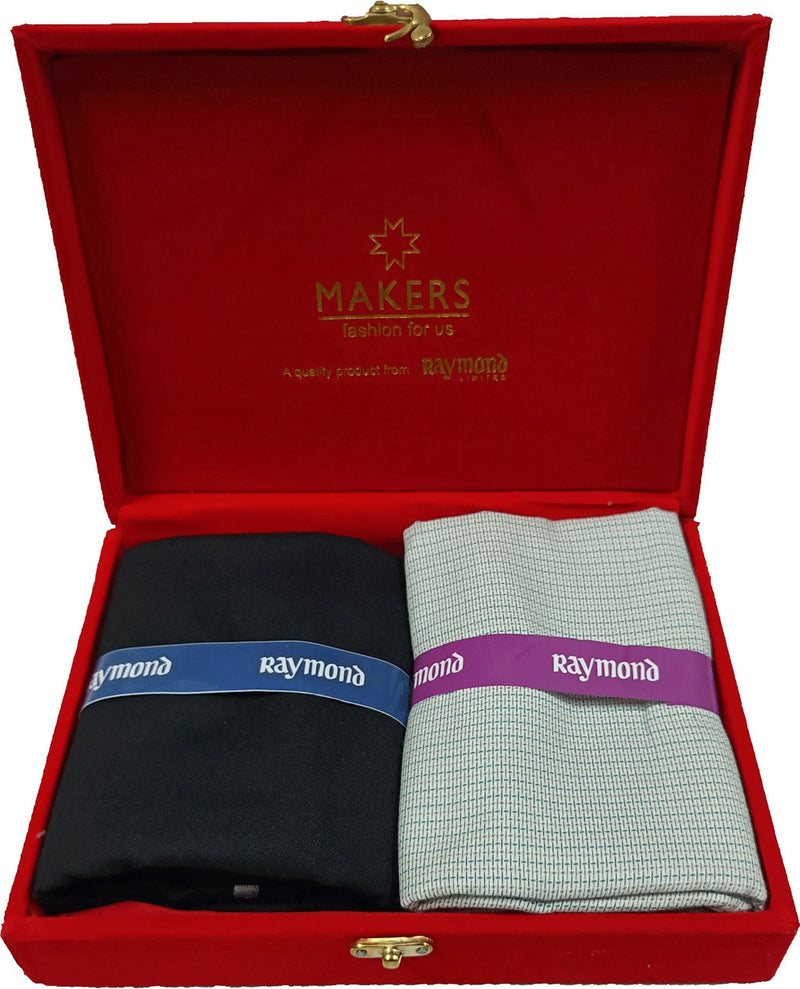 Raymond Cotton Blend Checkered Shirt & Trouser Fabric
