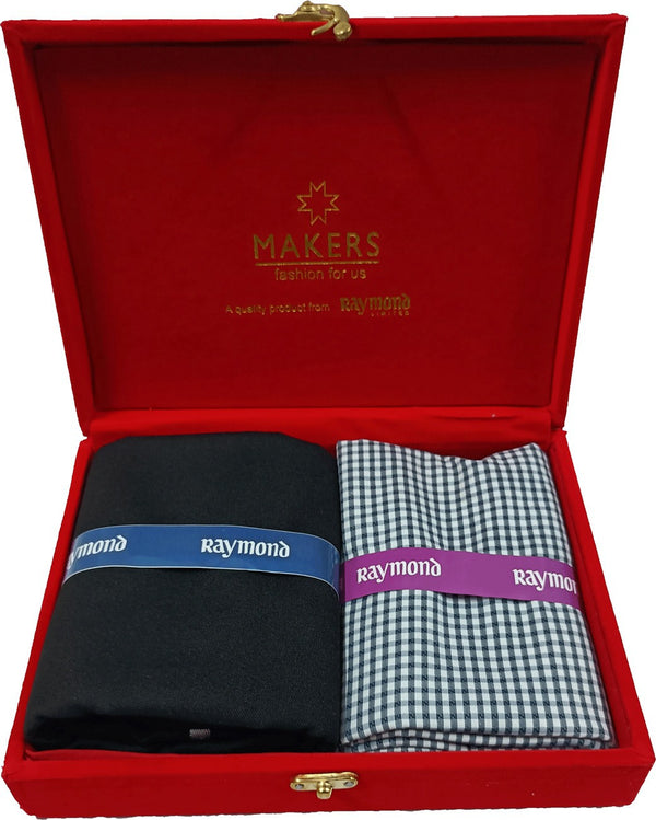 Raymond Cotton Blend Checkered Shirt & Trouser Fabric