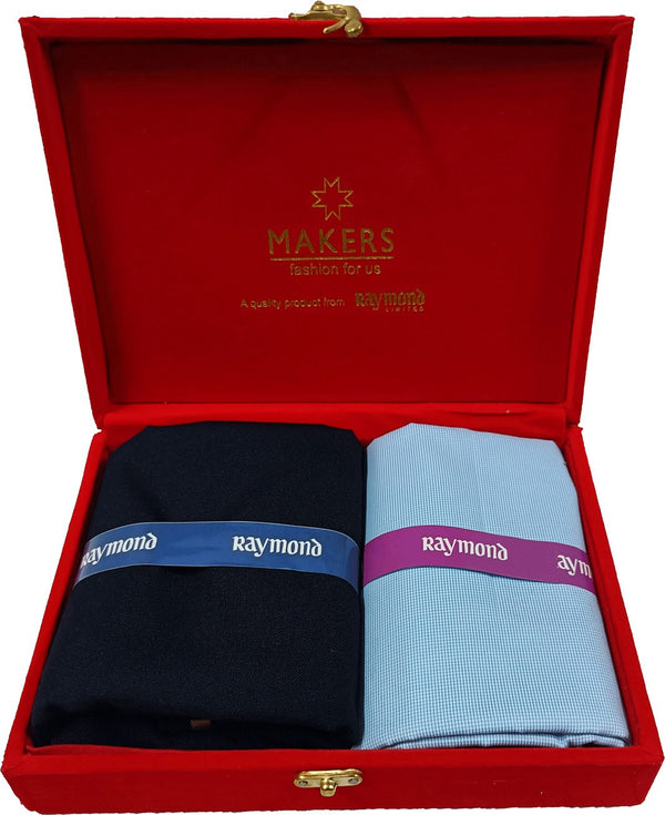 Raymond Cotton Blend Checkered Shirt & Trouser Fabric