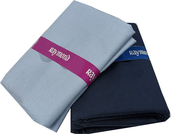 Raymond Cotton Blend Checkered Shirt & Trouser Fabric