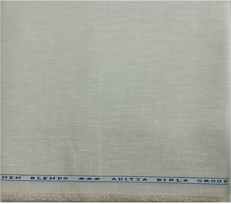 Linen Club Linen Self Design Trouser Fabric