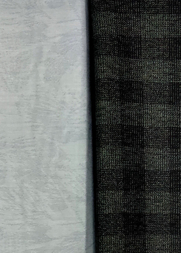 Mansfab Cotton Blend Self Design Shirt & Trouser Fabric