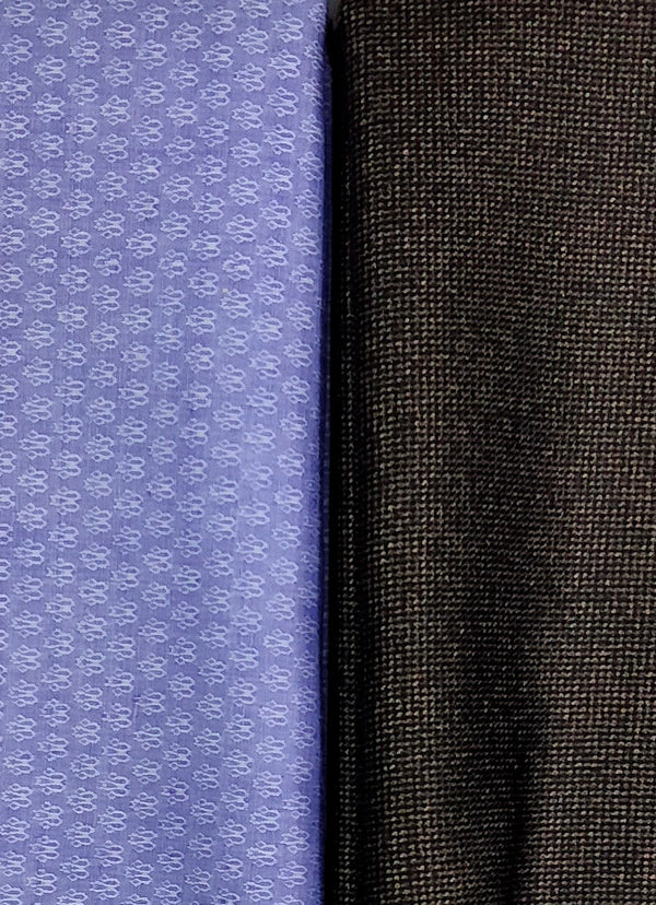Mansfab Cotton Blend Solid Shirt & Trouser Fabric