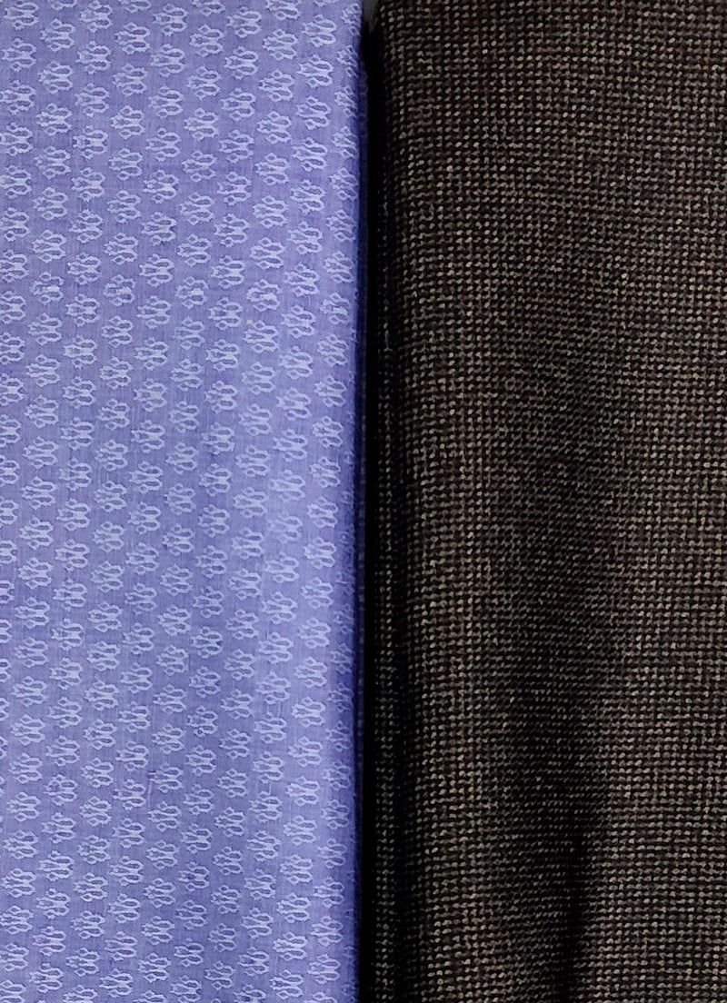 Mansfab Cotton Blend Solid Shirt & Trouser Fabric