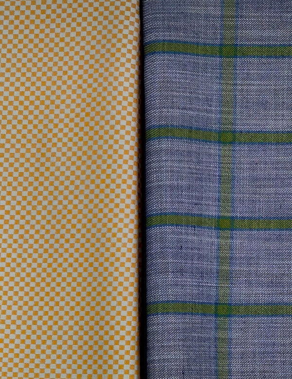 Mansfab Cotton Blend Solid Shirt & Trouser Fabric