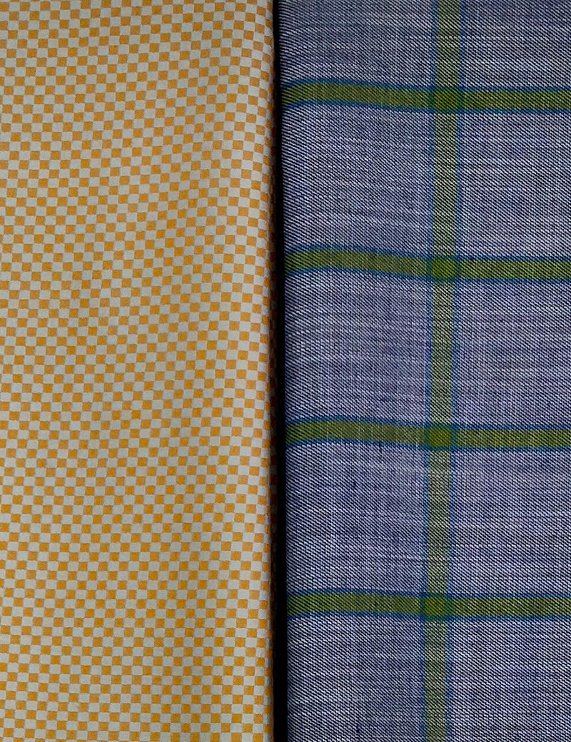 Mansfab Cotton Blend Solid Shirt & Trouser Fabric