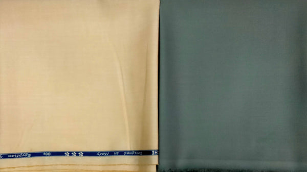 Mansfab Cotton Blend Printed Shirt & Trouser Fabric